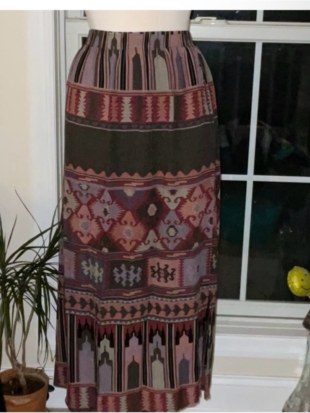 Monterey Koret 20W maxi linger southwestern elastic long skirt